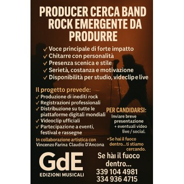 Inediti rock in cerca di band